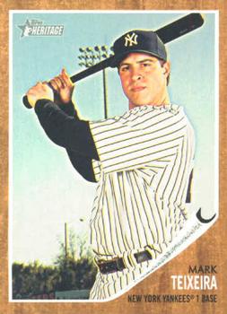#110 Mark Teixeira - New York Yankees - 2011 Topps Heritage Baseball
