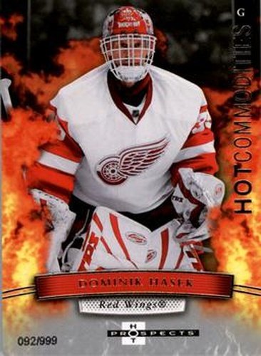 #110 Dominik Hasek - Detroit Red Wings - 2007-08 Fleer Hot Prospects Hockey