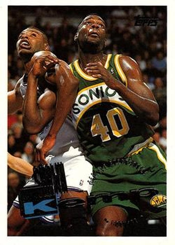 #110 Shawn Kemp - Seattle SuperSonics - 1995-96 Topps Basketball