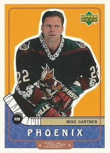 #110 Mike Gartner - Phoenix Coyotes - 1999-00 Upper Deck Retro Hockey