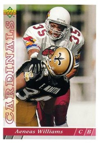 #110 Aeneas Williams - Phoenix Cardinals - 1993 Upper Deck Football