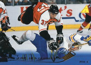 #110 Eric Desjardins - Philadelphia Flyers - 1995-96 Pinnacle Hockey