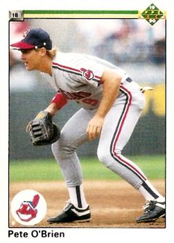 #110 Pete O'Brien - Cleveland Indians - 1990 Upper Deck Baseball