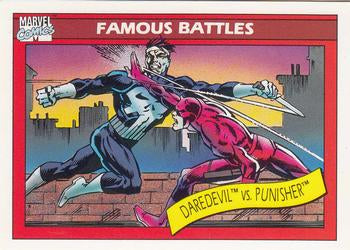 #110 Daredevil vs. Punisher - 1990 Impel Marvel Universe