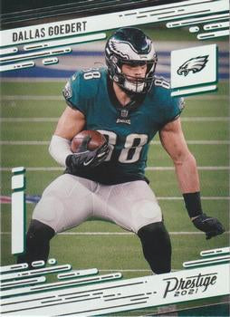 #110 Dallas Goedert - Philadelphia Eagles - 2021 Panini Prestige Football