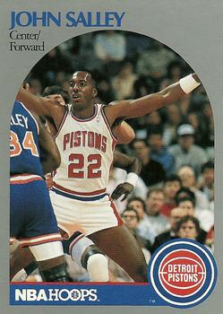 #110 John Salley - Detroit Pistons - 1990-91 Hoops Basketball