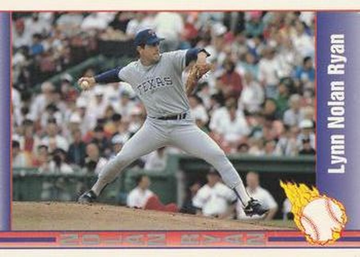 #110 Lynn Nolan Ryan - Texas Rangers - 1991 Pacific Nolan Ryan Texas Express I Baseball
