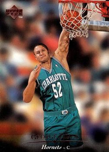 #110 George Zidek - Charlotte Hornets - 1995-96 Upper Deck Basketball