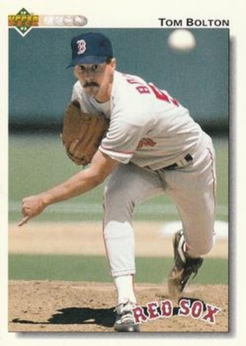 #110 Tom Bolton - Boston Red Sox - 1992 Upper Deck Baseball