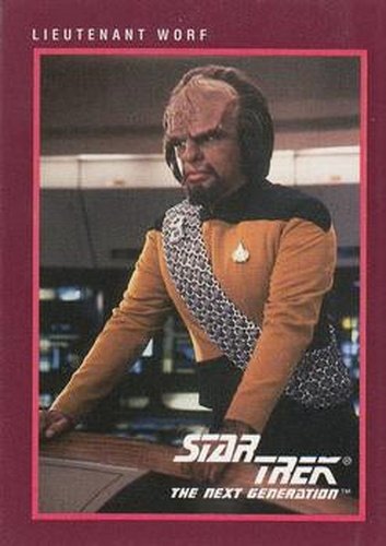 #110 Lieutenant Worf - 1991 Impel Star Trek 25th Anniversary