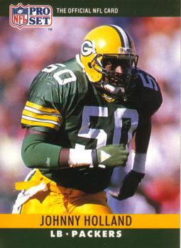 #110 Johnny Holland - Green Bay Packers - 1990 Pro Set Football