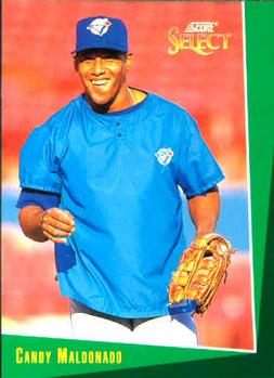 #110 Candy Maldonado - Toronto Blue Jays - 1993 Select Baseball