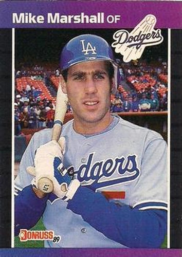 #110 Mike Marshall - Los Angeles Dodgers - 1989 Donruss Baseball