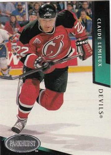 #110 Claude Lemieux - New Jersey Devils - 1993-94 Parkhurst Hockey