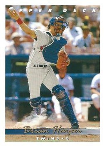 #110 Brian Harper - Minnesota Twins - 1993 Upper Deck Baseball