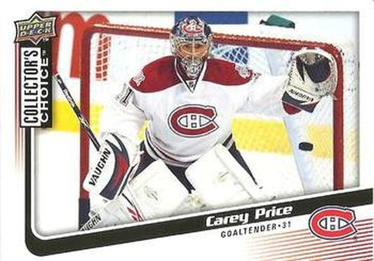 #110 Carey Price - Montreal Canadiens - 2009-10 Collector's Choice Hockey