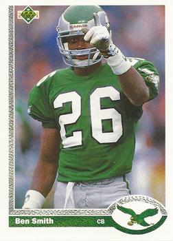 #110 Ben Smith - Philadelphia Eagles - 1991 Upper Deck Football