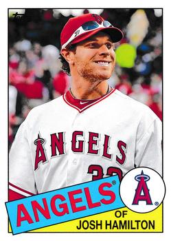 #110 Josh Hamilton - Los Angeles Angels - 2013 Topps Archives Baseball