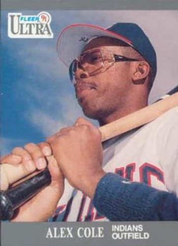 #110 Alex Cole - Cleveland Indians - 1991 Ultra Baseball