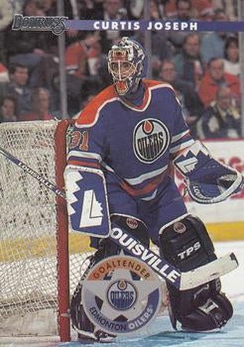 #110 Curtis Joseph - Edmonton Oilers - 1996-97 Donruss Hockey