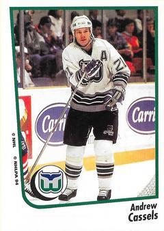 #110 Andrew Cassels - Hartford Whalers - 1994-95 Panini Hockey Stickers