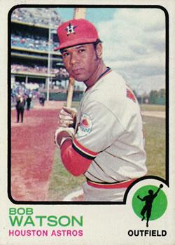 #110 Bob Watson - Houston Astros - 1973 Topps Baseball
