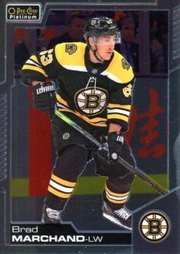 #110 Brad Marchand - Boston Bruins - 2020-21 O-Pee-Chee Platinum Hockey