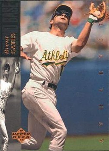 #110 Brent Gates - Oakland Athletics - 1994 Upper Deck Baseball