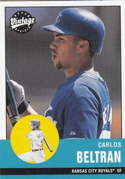 #110 Carlos Beltran - Kansas City Royals - 2001 Upper Deck Vintage Baseball