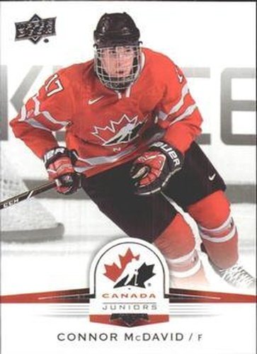 #110 Connor McDavid - Canada - 2014-15 Upper Deck Team Canada Juniors Hockey