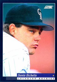 #110 Dante Bichette - Colorado Rockies -1994 Score Baseball