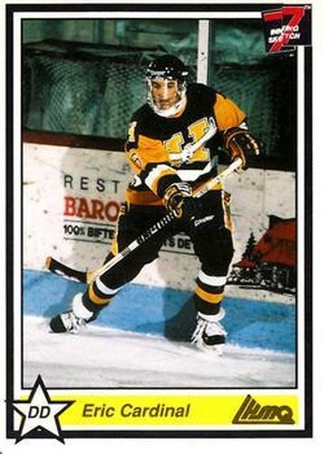 #110 Eric Cardinal - Beauport Harfangs - 1990-91 7th Inning Sketch QMJHL Hockey