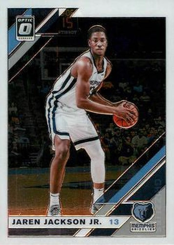 #110 Jaren Jackson Jr. - Memphis Grizzlies - 2019-20 Donruss Optic Basketball