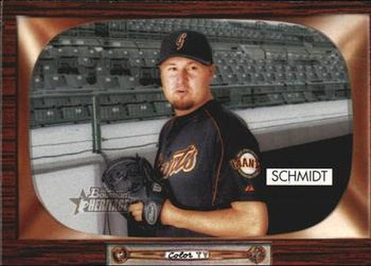 #110 Jason Schmidt - San Francisco Giants - 2004 Bowman Heritage Baseball