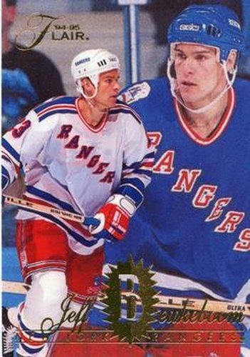 #110 Jeff Beukeboom - New York Rangers - 1994-95 Flair Hockey