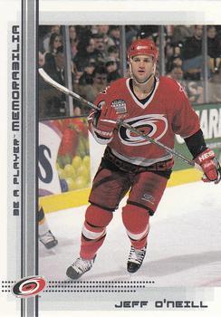 #110 Jeff O'Neill - Carolina Hurricanes - 2000-01 Be a Player Memorabilia Hockey