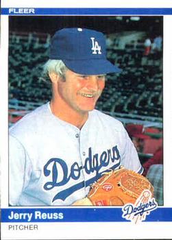 #110 Jerry Reuss - Los Angeles Dodgers - 1984 Fleer Baseball