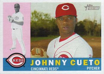 #110 Johnny Cueto - Cincinnati Reds - 2009 Topps Heritage Baseball