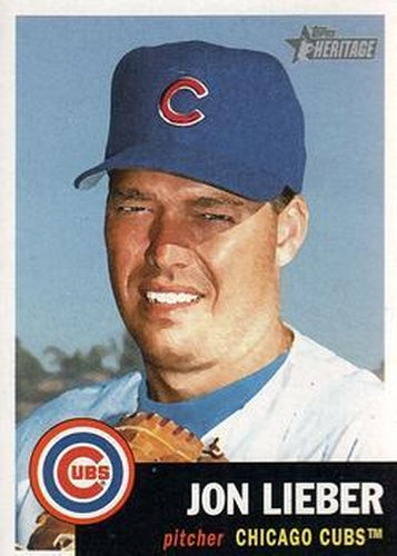 #110 Jon Lieber - Chicago Cubs - 2002 Topps Heritage Baseball