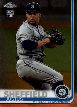 #110 Justus Sheffield - Seattle Mariners - 2019 Topps Chrome Baseball