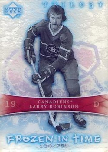 #110 Larry Robinson - Montreal Canadiens - 2007-08 Upper Deck Trilogy Hockey