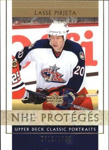 #110 Lasse Pirjeta - Columbus Blue Jackets - 2002-03 Upper Deck Classic Portraits Hockey