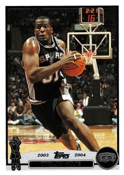 #110 Malik Rose - San Antonio Spurs - 2003-04 Topps Basketball