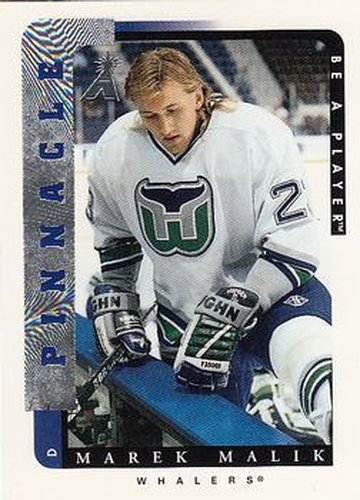 #110 Marek Malik - Hartford Whalers - 1996-97 Pinnacle Be a Player Hockey