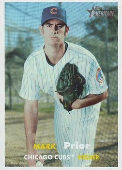 #110 Mark Prior - Chicago Cubs - 2006 Topps Heritage Baseball