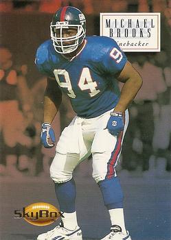 #110 Michael Brooks - New York Giants - 1994 SkyBox Premium Football