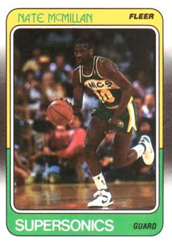 #110 Nate McMillan - Seattle SuperSonics - 1988-89 Fleer Basketball