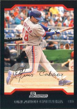 #110 Orlando Cabrera - Montreal Expos - 2004 Bowman Baseball