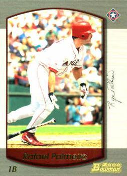 #110 Rafael Palmeiro - Texas Rangers - 2000 Bowman Baseball