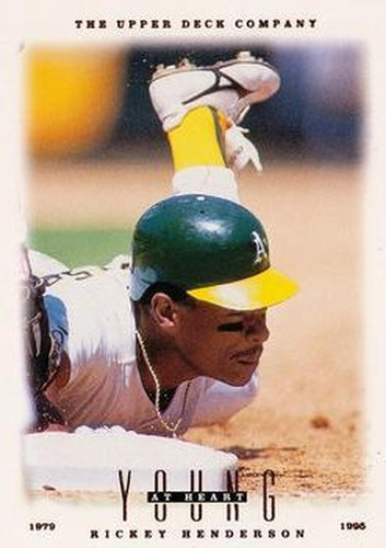 #110 Rickey Henderson - Oakland Athletics - 1996 Upper Deck Baseball